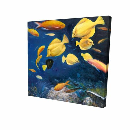 FONDO 16 x 16 in. Fish Under The Sea-Print on Canvas FO2788401